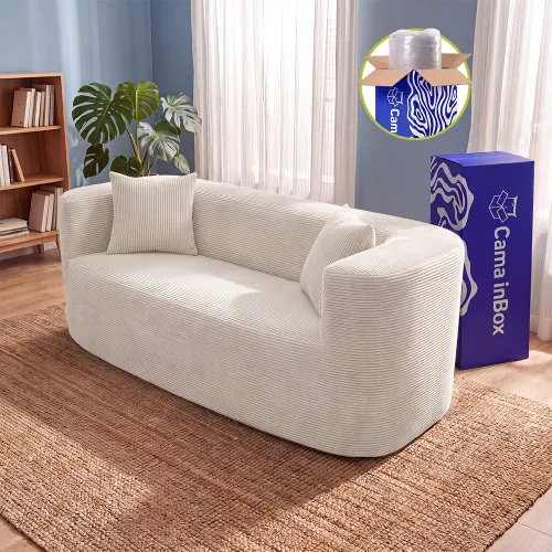 Sofá Solace Xpand Tech a Vácuo Velourê Cama inBox