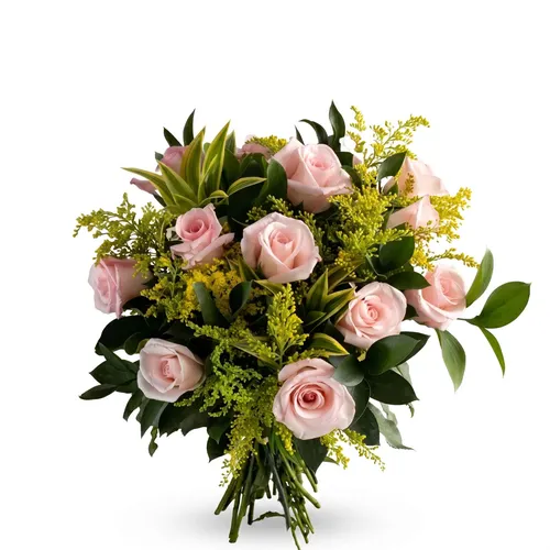 Buquê Ternura de Rosas Rosadas