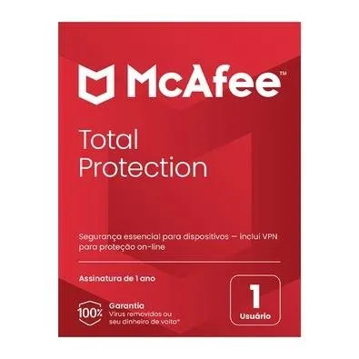 Gift Card Antivirus McAfee Proteção Total para 01 Dispositivo - 1 Ano de acesso, Digital para download