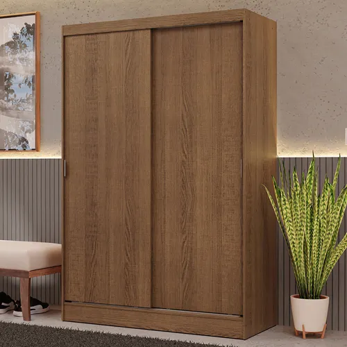 Guarda-Roupa 2 Portas de Correr Rustic Max Madesa