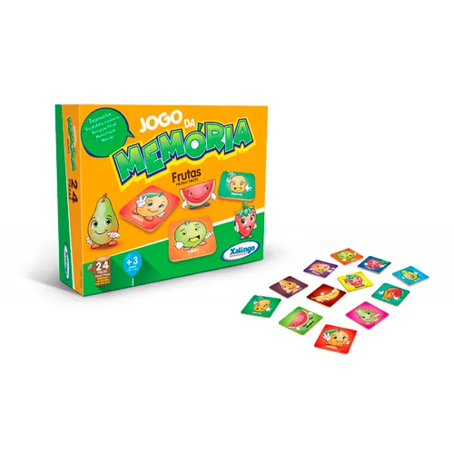Jogo da Memória Frutas - Xalingo