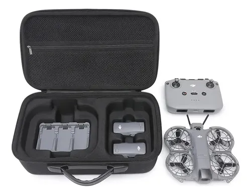 Case Dji Neo 2 Drone com Porta Baterias Controle e Acessório Cor Preto
