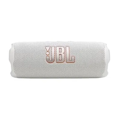 Caixa de Som Bluetooth Portátil JBL Flip 7, 35W RMS, À Prova d'Água IP68, Bateria de 14h, Auracast, Branca - JBLFLIP7WHTBR