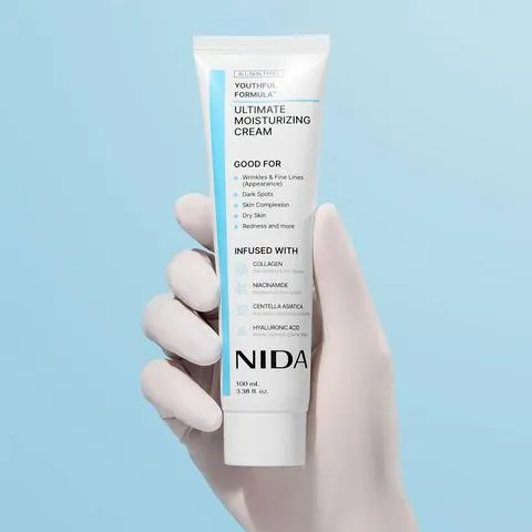 Nida ultimate creme hidratante anti-envelhecimento reparação calmante poros hidratante reparação vermelhidão clareamento essência cuidados com a pele