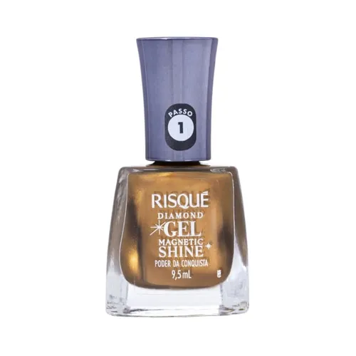 Esmalte Risqué Diamond Gel Coleção Magnetic Shine Poder da Conquista M