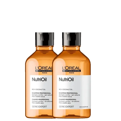 Kit Shampoo L'Oréal Professionnel Serie Expert NutriOil 300ml 2 Unidades