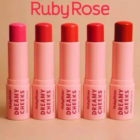 Blush Cremoso Stick Ruby Rose Dreamy Cheeks HBM01