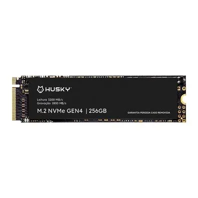 SSD Husky ThunderBoost, 256GB, M.2 2280, PCIe 4.0 x4, NVMe, Leitura: 3200 MB/s, Gravação: 1800 MB/s - HSSD256GEN4