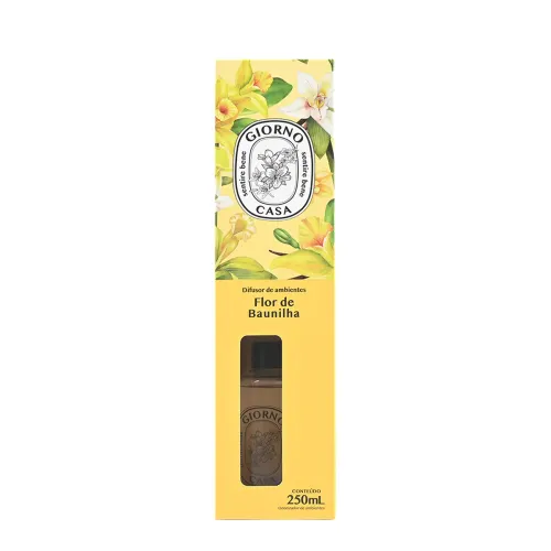 Difusor de Ambiente Flor de Baunilha Giorno Casa 250ml