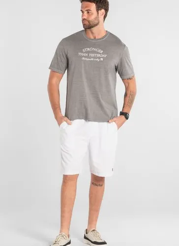 Camiseta Masculina Stronger em Algodão (Cinza) The Philippines