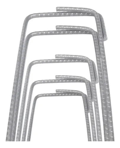 Estribo 4.2mm 7x14 Construção Civil Obra, 100 Peças Aço Ca60