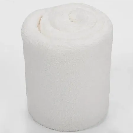 Mantinha Cobertor Bebê Recém Nascido Fofinha Quentinha Inverno Soft Branca Não Alérgica 1,20x1,00