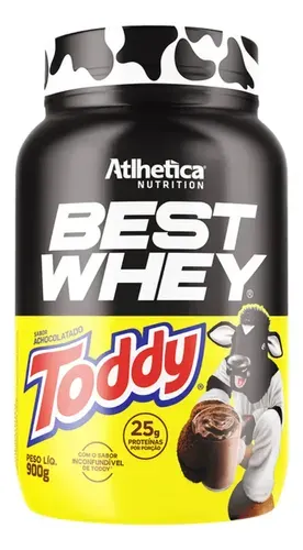 Proteína Atlhetica Nutrition Best Whey em pó sabor Toddy x 900g