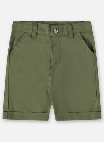 Bermuda Básica Infantil para Meninos em Linho (Verde) Up Baby