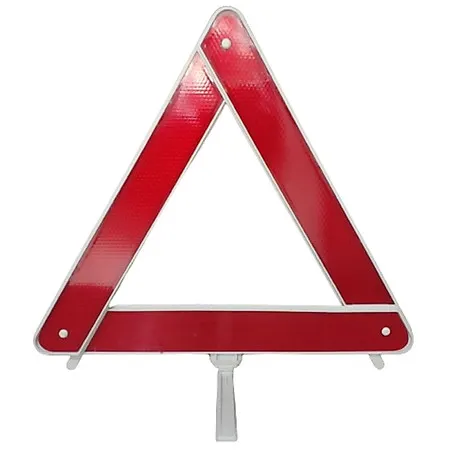 Triangulo Segurança Sinalização Automotivo Base Plástico (Leve) 38cm para Carro por Segurança Utilidades e Serviço