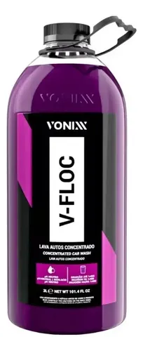 Shampoo Automotivo Neutro V Floc Concentrado 3l Vonixx