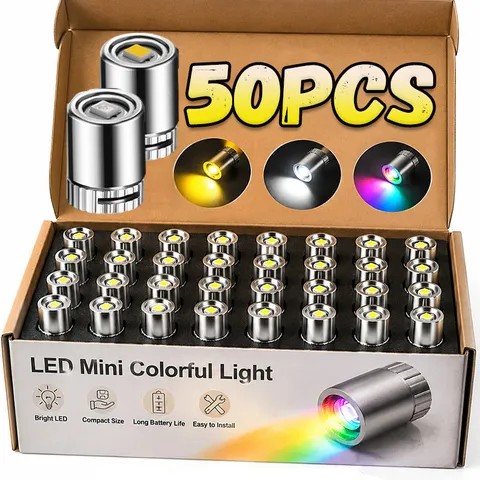 Mini Lâmpadas LED a Pilha: Luzes de Substituição para Lanternas, Luminárias Artesanais e Mini Spotlights