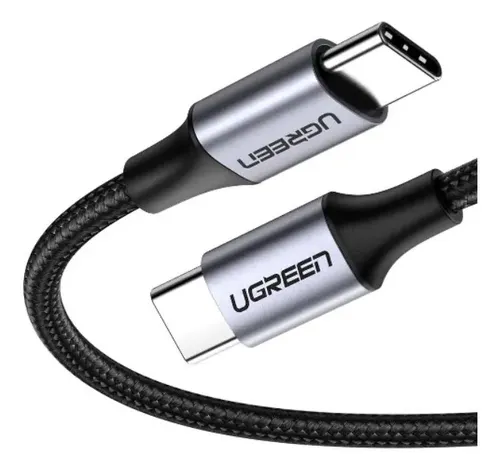 Cabo Ugreen USB-C para USB-C 60w Tipo C Turbo Original