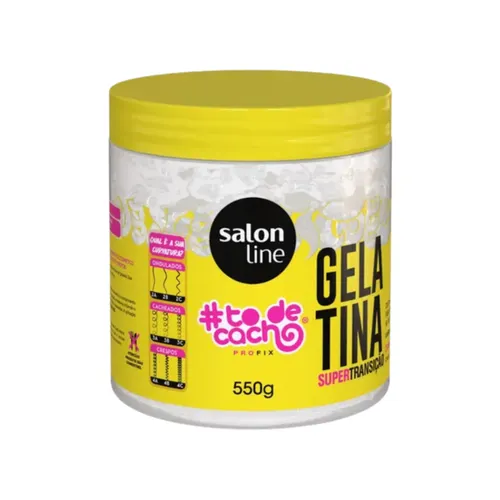 Gelatina #todecacho Super Transição Capilar Salon Line 550g