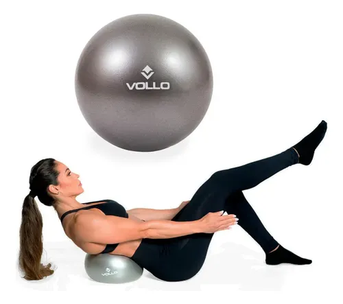 Mini Bola Overball 25cm Yoga Pilates Fisioterapia Funcional Ginástica Reabilitação PVC Vollo