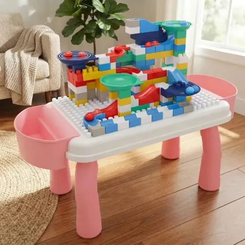 Mesa de Blocos Mesinha de Atividades Infantil Didática