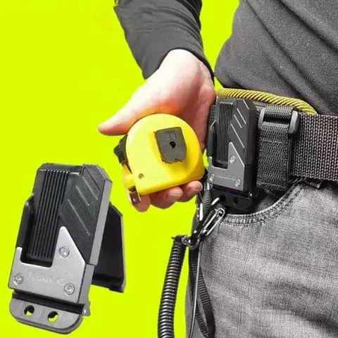 Fivela de Liberação Rápida, Gancho Organizador de Cinto para Ferramentas Elétricas, Martelo e Chave, Suporte Universal para Fita Métrica, Clipe de Cinto