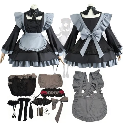 Fantasia de Cosplay Marin Kitagawa, Vestido Shizuku Kuroe, My Dress-Up Darling, Fantasia de Anime para Halloween, Natal e Carnaval, Uniforme para Role Play