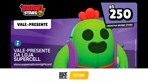 Supercell Brawl Stars 250 BRL Digital
