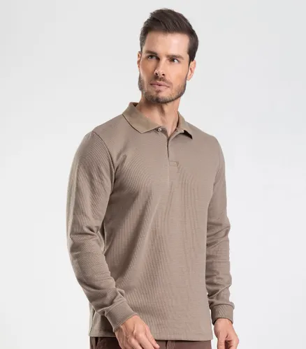 Polo Manga Longa Maquinetada Diametro - Moda Feminina e Masculina, Itens para Casa e Mais l Rovitex