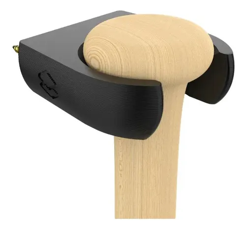 Suporte de Parede Preto para Taco de Baseball Beisebol Peko 6 "