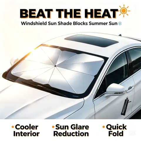 Guarda-sol para Carro, Protetor Solar, Acessórios de Proteção para o Interior do Carro no Verão