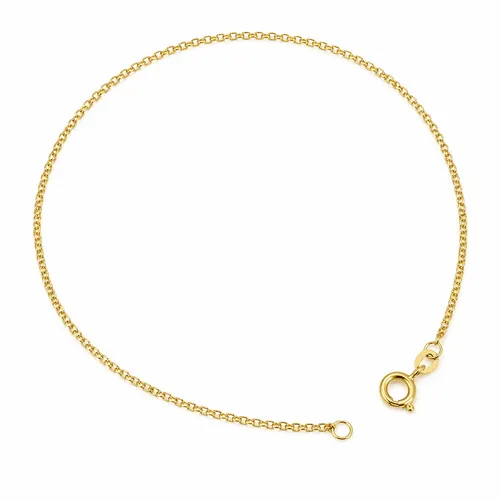 Pulseira 19 cm Malha Italiana em Ouro 18K