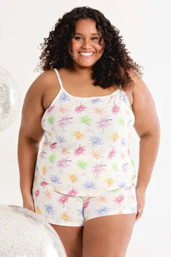 Kit Conjunto Pijama Feminino Estampa Fireworks