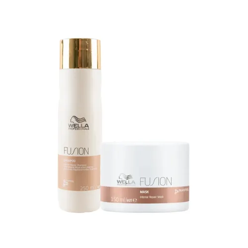 Kit Wella Fusion Duo Shampoo 250 ml + Máscara 150 ml