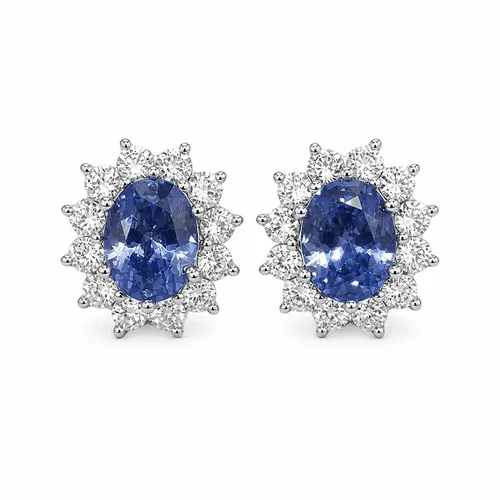 Brinco Oval 6 mm Seis Garras com Cravação Princesa