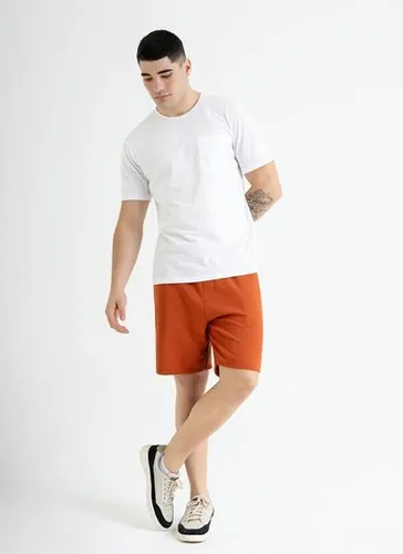 Camiseta Masculina em Meia Malha (Branco) Just Basic
