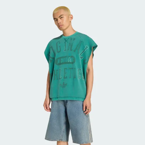 Originals - Washed Graphics Cut-off Homem adidas