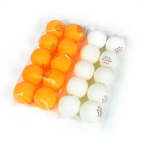 10/50/100 UNIDADES Bolas de Tênis de Mesa Oficiais Huieson em Plástico ABS 3 Estrelas 2,8g 40+mm Bolas de Ping Pong para Treino e Partidas