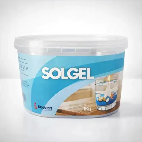 Parafina Gel Cristal Solgel 1kg Velas Decorativas e Artesanais