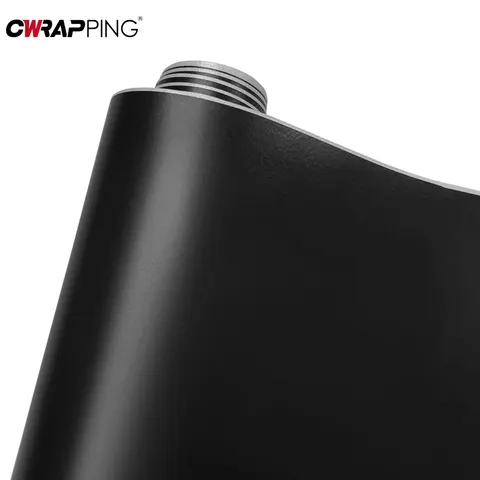Envoltório de vinil para carro em pvc, à prova d'água, preto fosco, adesivo de cetim, folha de filme decorativo para casa, caminhão, motocicleta, laptop, acessórios de carro