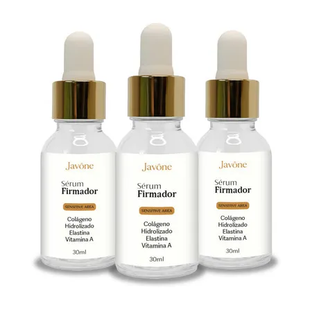 3un Sérum  Firmador Íntimo Javône – Colágeno, Elastina e Vitamina A