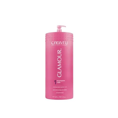 Shampoo Cadiveu Glamour Rubi 3 Litros