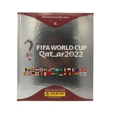 Álbum Copa do Mundo Qatar 2022, Capa Dura, Prata - 004286AHC2BR