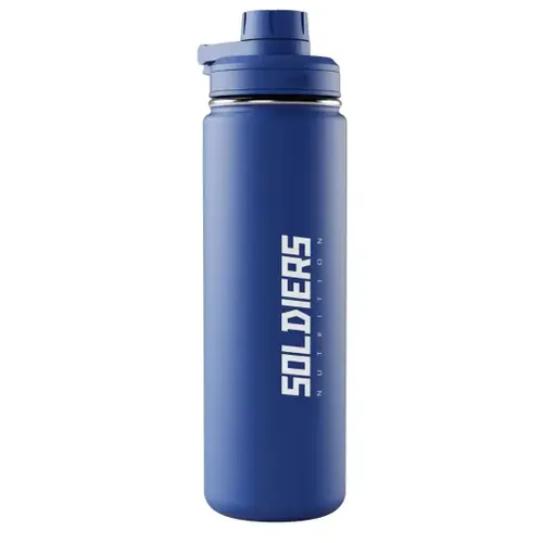 Garrafa Térmica 700ml - Soldiers Nutrition Preto