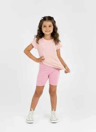 Blusa Infantil em Ribana para Menina (Rosa) Guloseima