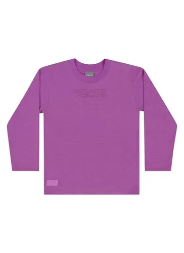 Camiseta em Meia Malha Infantil Unissex (Roxo) Quimby