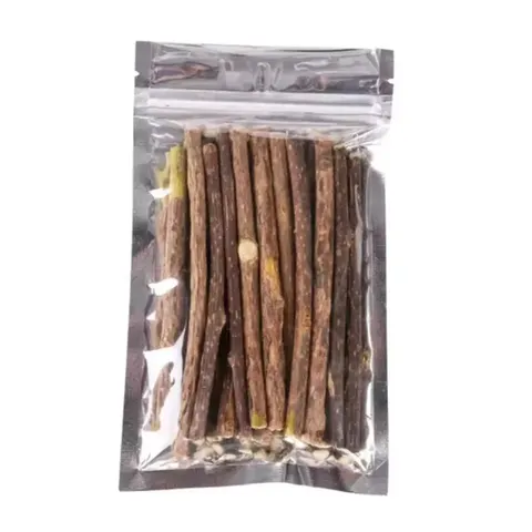 Bastões Naturais de Silvervine para Limpeza dos Dentes de Gatos, Brinquedos para Mastigar, Treinamento de Dentição para Gatinhos, Estimulador de Catnip, Suprimentos para Animais de Estimação