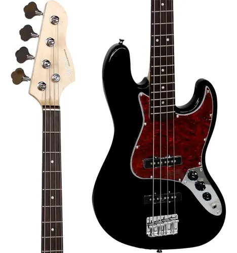 Contrabaixo Giannini GB100 Jazz Bass 4 Cordas Preto Tortoise