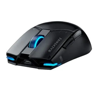 Mouse Gamer sem Fio Machenike M7 Pro, RGB, 26000 DPI, 6 Botões, Wireless, Preto - M720PBR