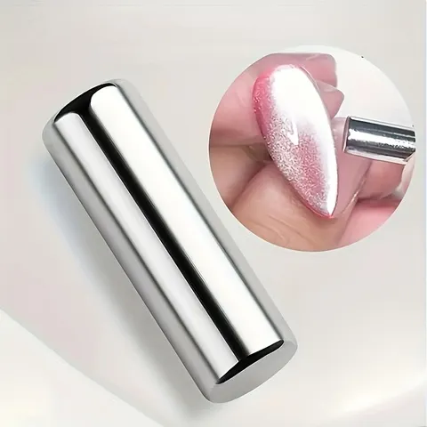 Caneta Magnética Redonda para Arte de Unhas Efeito Olho de Gato, para Esmalte em Gel, Pintura de Unhas 3D Olho de Gato, Bastão Magnético Forte, Ferramentas DIY para Manicure